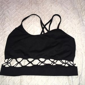 size small nice cute athletic cutout black tank